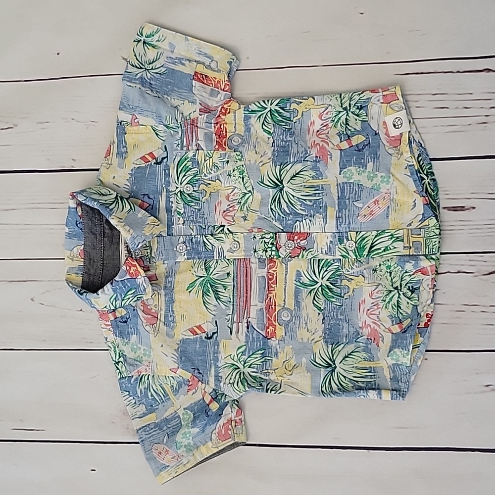 Free planet button down